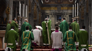 Santa misa de clausura de la XV Asamblea General Ordinaria del Sínodo de los Obispos